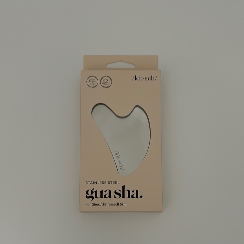Kitsch Stainless Steel Gua Sha - Silver